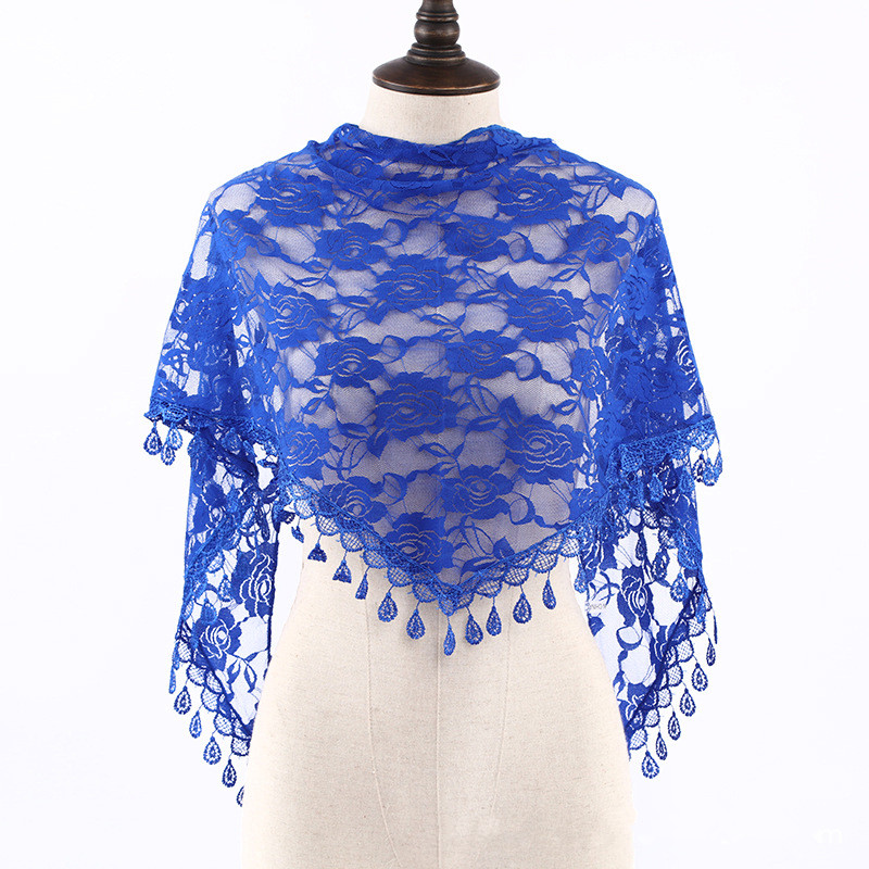 Embroidery Veil - Modna Szal Kościelny Koronkowa Woalka Szalik