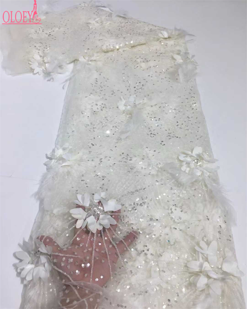 Embroidery Net Dress - OLOEY Najnowszy Projekt Afrykański Francuski Styl