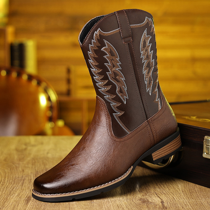 Męskie buty kowbojskie do poło – Embroidery On Leather recenzja i cena