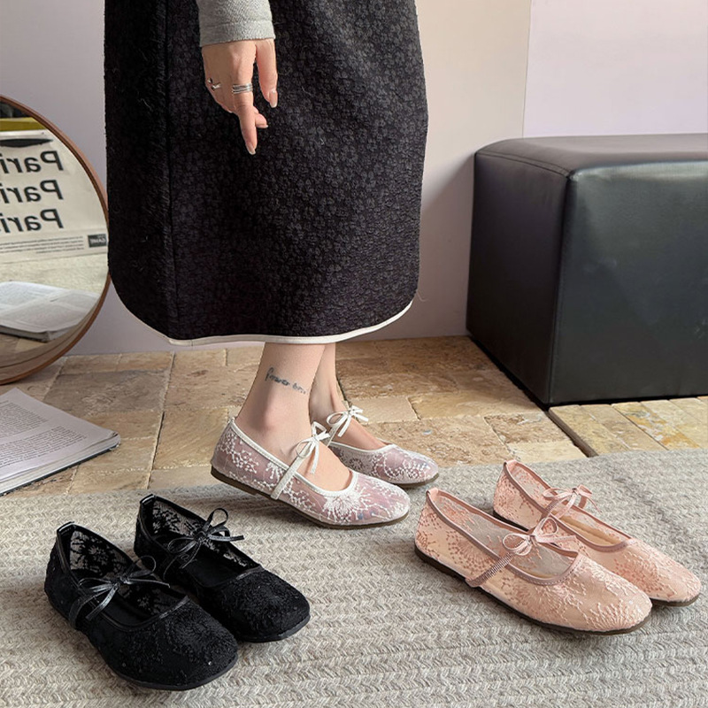 Damskie delikatne baleriny 202 – Embroidery Shoes recenzja i cena