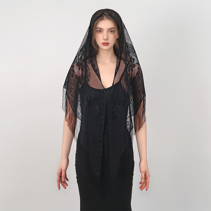 Nowa haftowana koronkowa chust – Embroidery Veil recenzja i cena