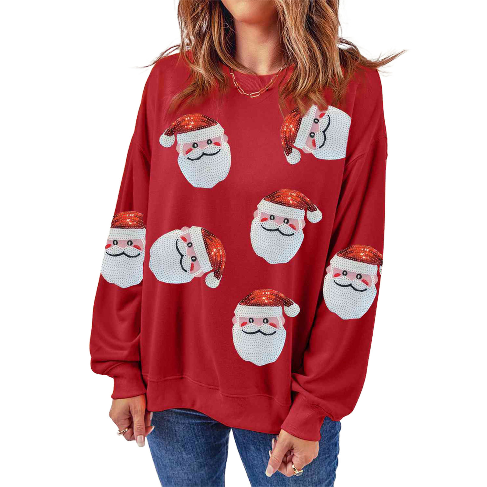 Świąteczny sweter z okrągłym d – Embroidery Online Designs recenzja i cena
