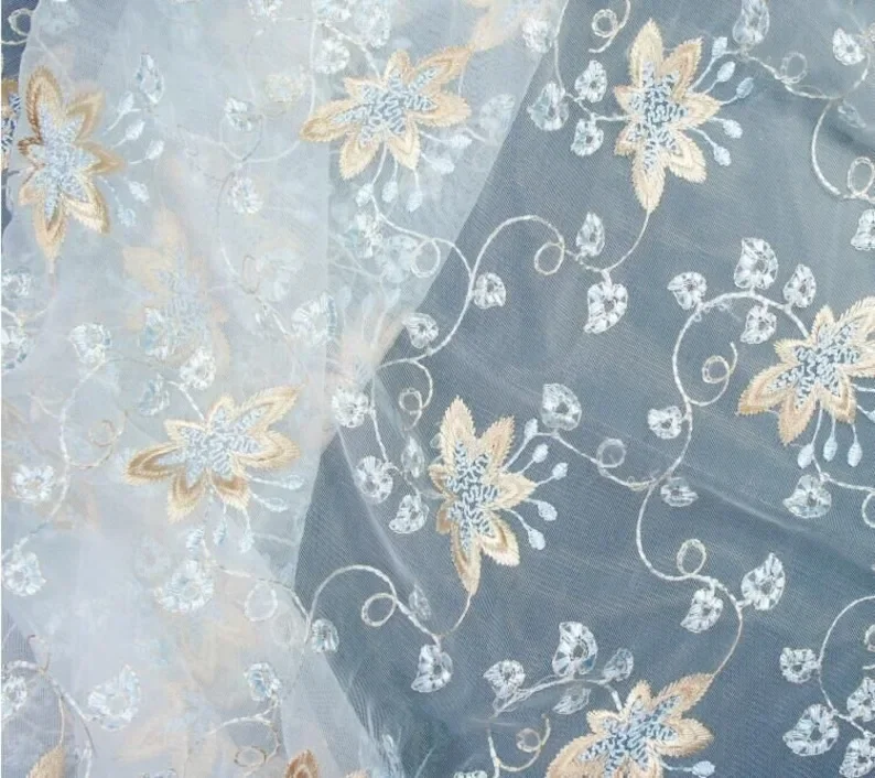 Wykwintna koronka z haftem kwi – Embroidery Veil recenzja i cena