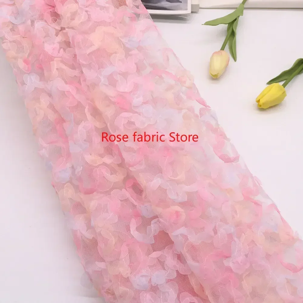 Gradientowa szyfonowa koronka  – Embroidery Veil recenzja i cena