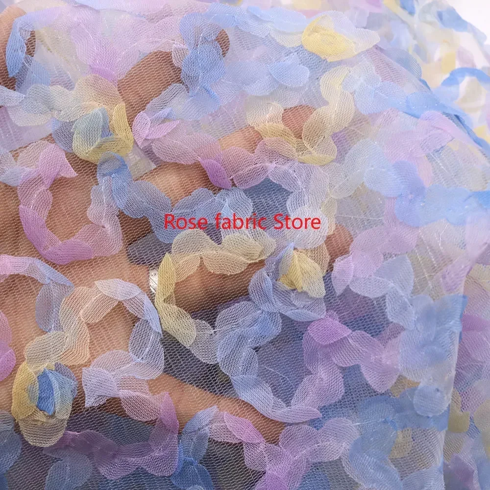 Gradientowa szyfonowa koronka  – Embroidery Veil recenzja i cena