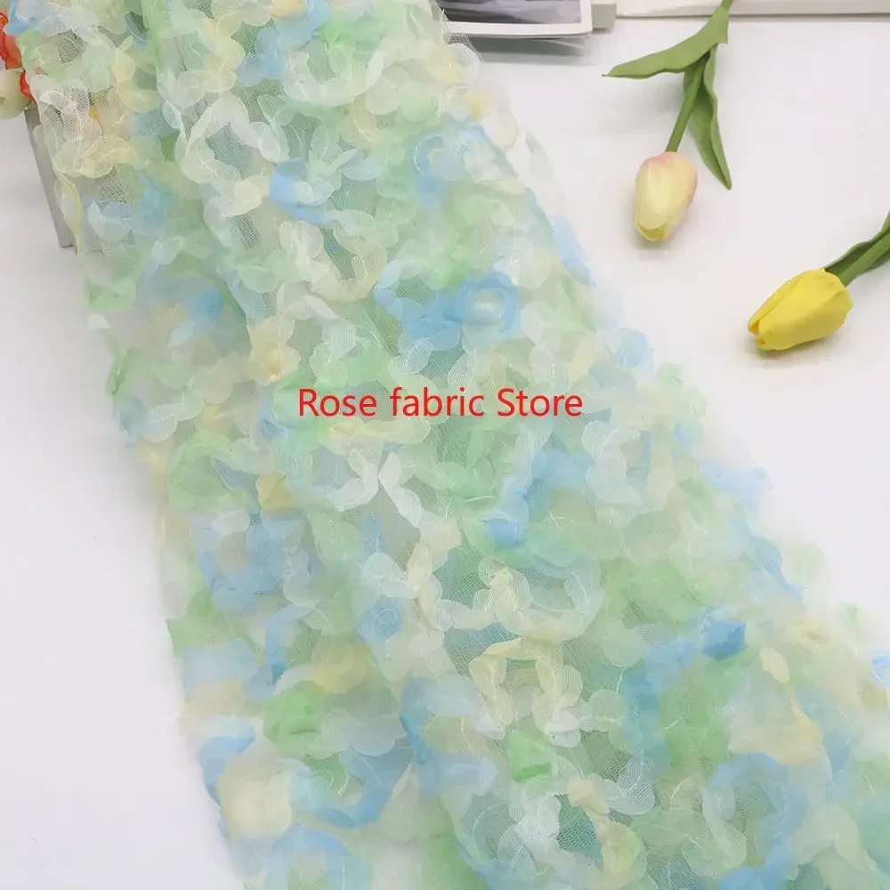 Gradientowa szyfonowa koronka  – Embroidery Veil recenzja i cena