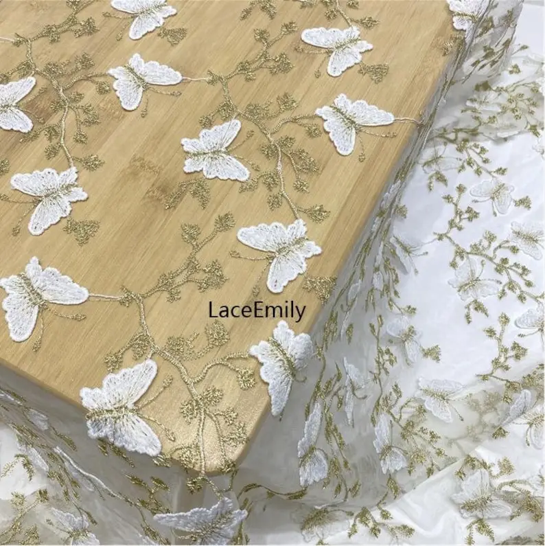 Tkanina tiulowa z haftem 3D mo – Embroidery Veil recenzja i cena