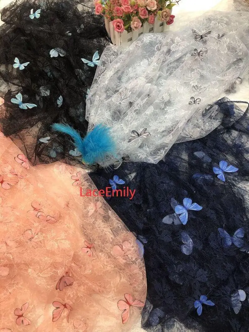 4 Kolory 3D haftowana koronka  – Embroidery Veil recenzja i cena