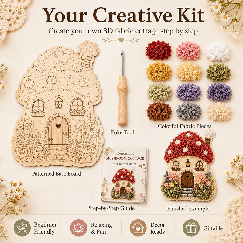 Zestaw DIY do tworzenia trójwy – Embroidery Kit recenzja i cena
