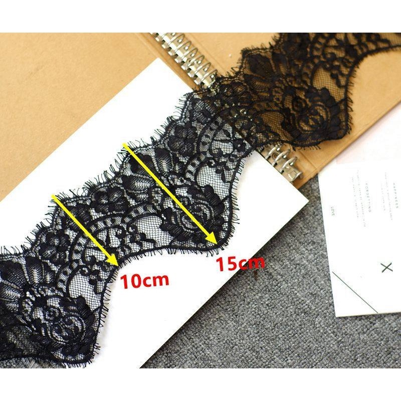 15 cm szerokości, koronka z ha – Embroidery Veil recenzja i cena