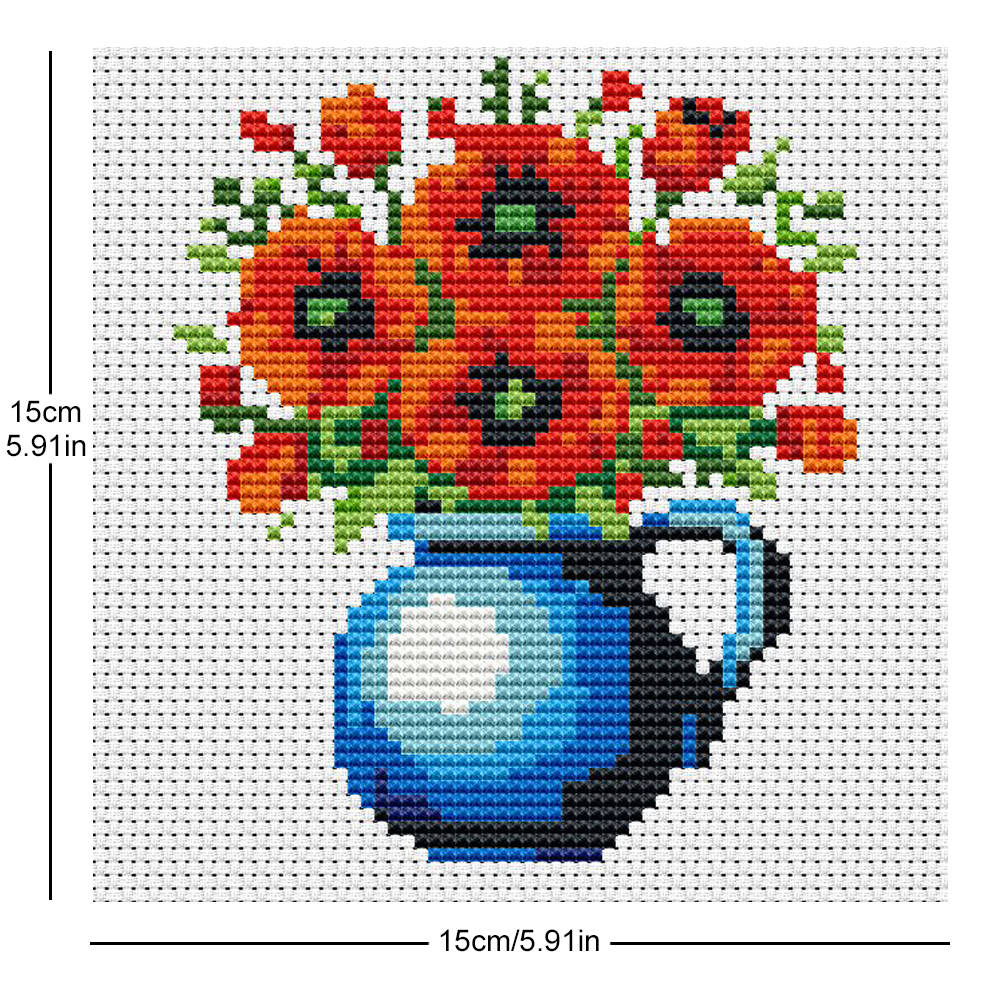 Evershine 8 szt. Mini Wazony z – Embroidery X Stitch recenzja i cena