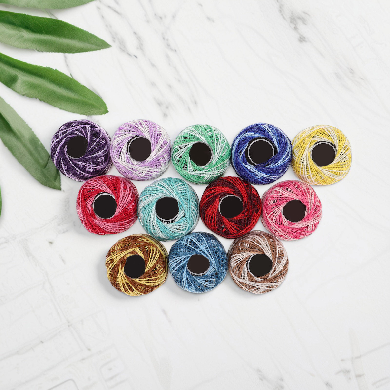 12 sztuk kolorowych bawełniany – Embroidery Kit recenzja i cena