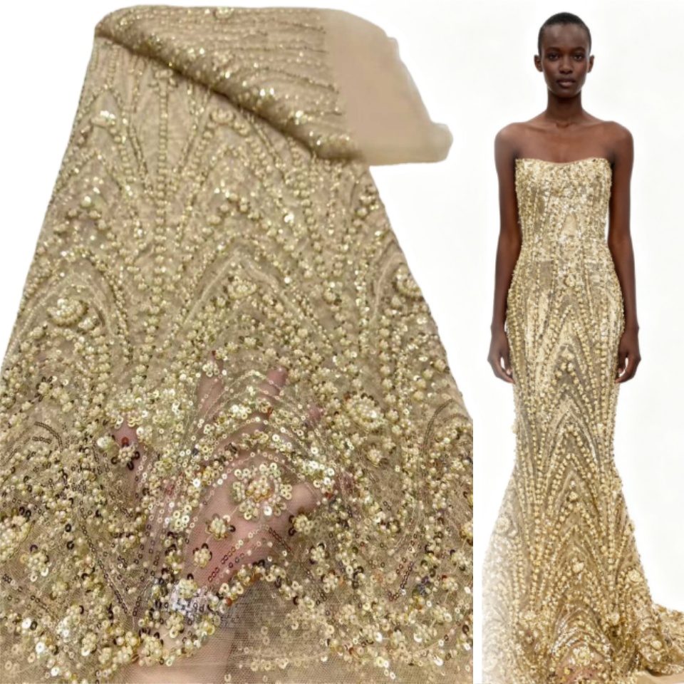 2026 Afrykańska Nigeryjska Wys – Embroidery Net Dress recenzja i cena