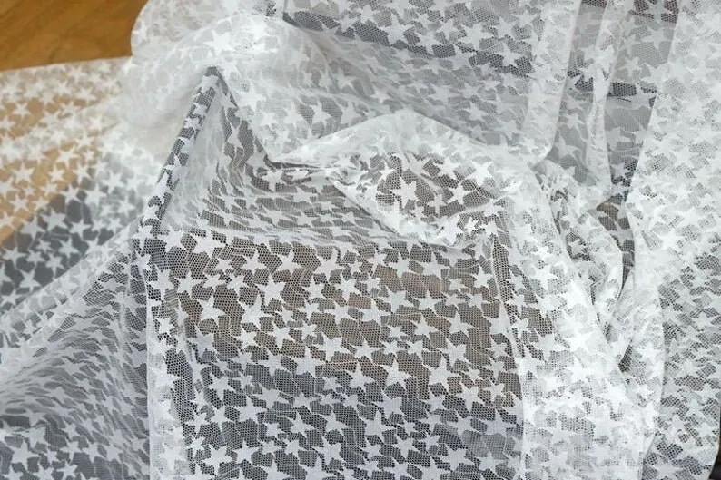 Czarno-biała miękka koronka ha – Embroidery Veil recenzja i cena
