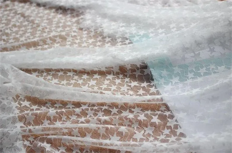 Czarno-biała miękka koronka ha – Embroidery Veil recenzja i cena