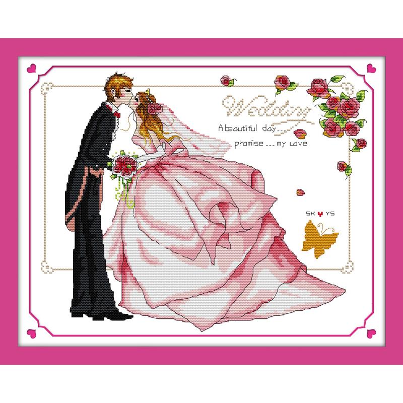 Seria ślubna liczenie ściegiem – Embroidery X Stitch recenzja i cena