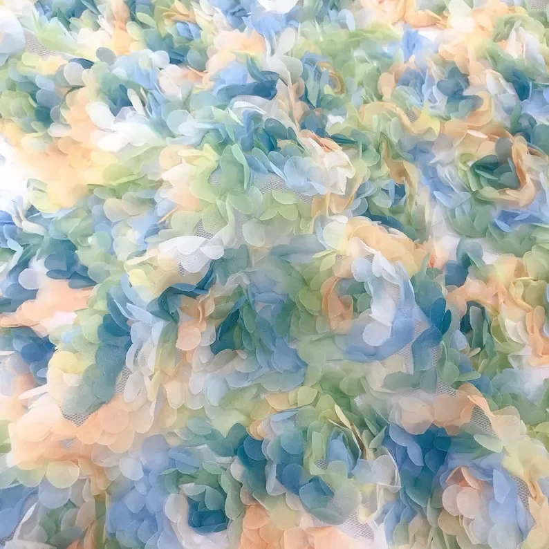 Tkanina tiulowa z haftem kwiat – Embroidery Veil recenzja i cena