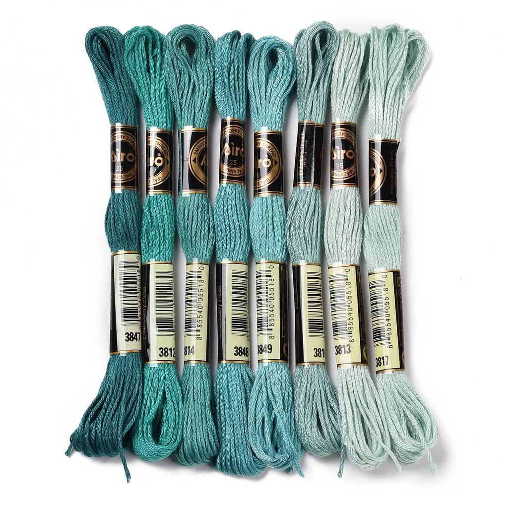 1 Zestaw 8 motków 0,5 mm 6-nit – Embroidery Beads recenzja i cena